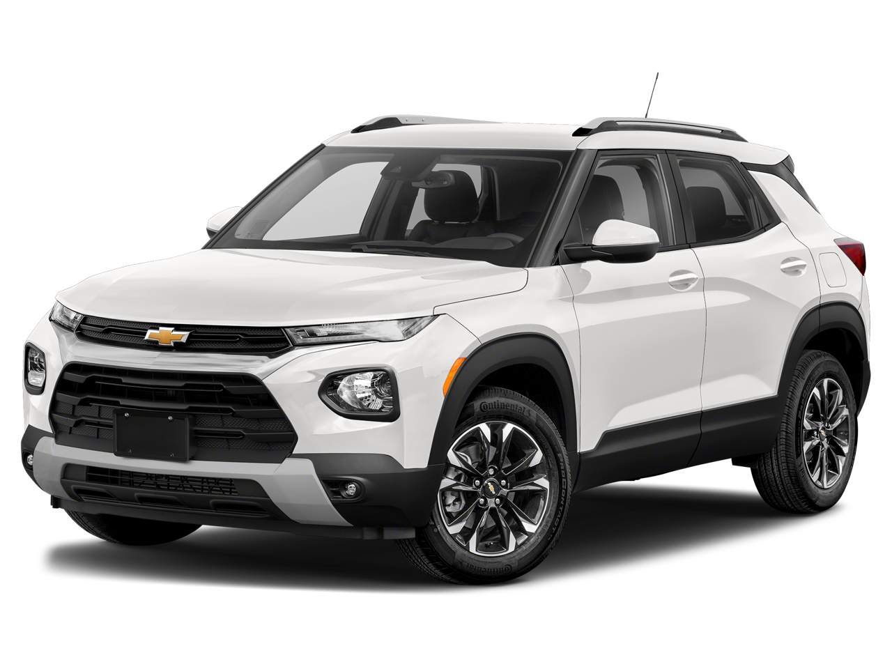 2021 Chevrolet Trailblazer LS in Summit White — front three-quarter view