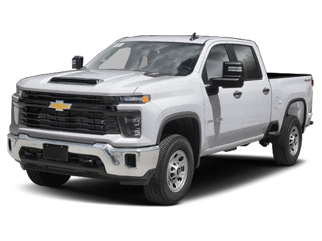 2024 Chevrolet Silverado 3500HD High Country in Iridescent Pearl Tricoat — front three-quarter view