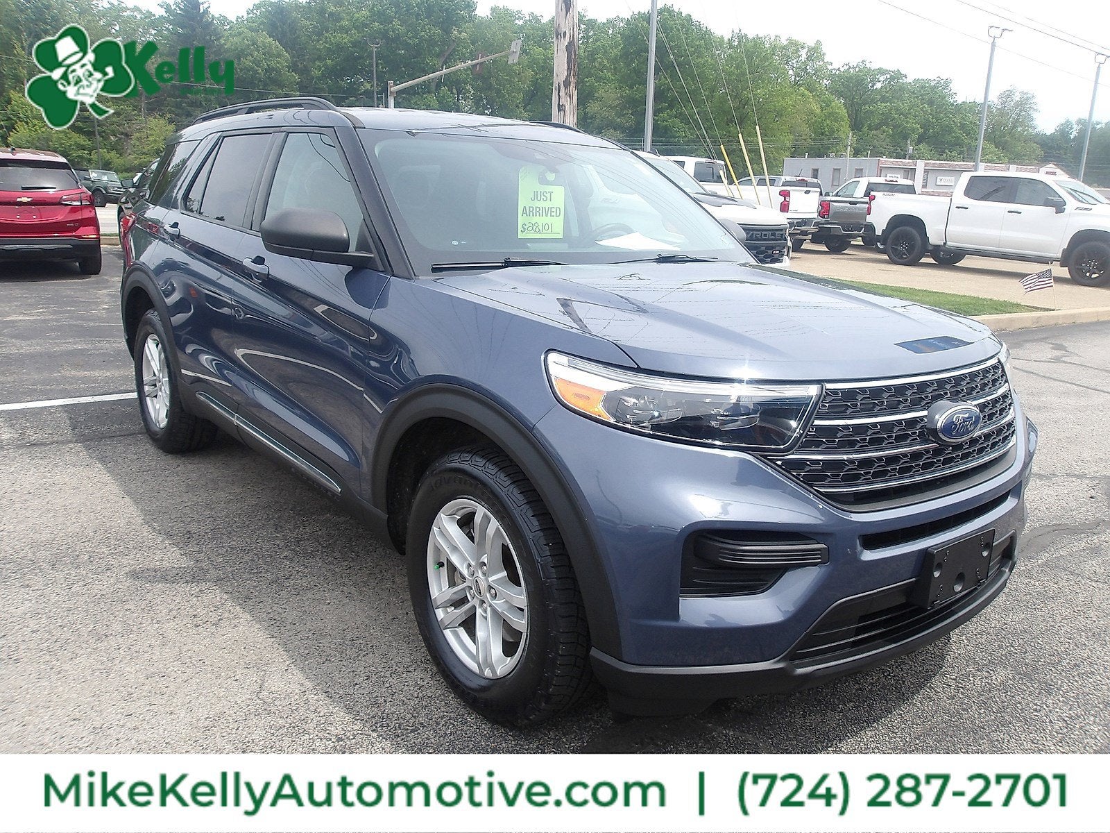 2021 Ford Explorer XLT in Other — front three-quarter view