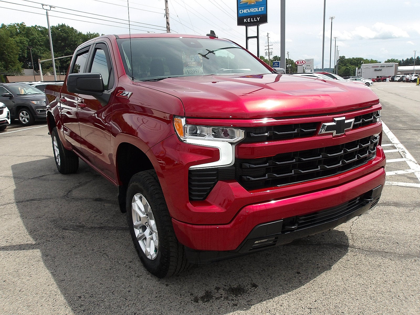 2023 Chevrolet Silverado 1500 RST in Radiant Red Tintcoat — front three-quarter view