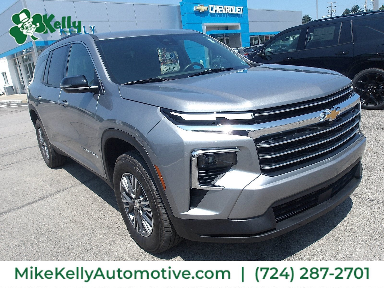 2026 Chevrolet Traverse AWD LT in Sterling Gray Metallic — front three-quarter view