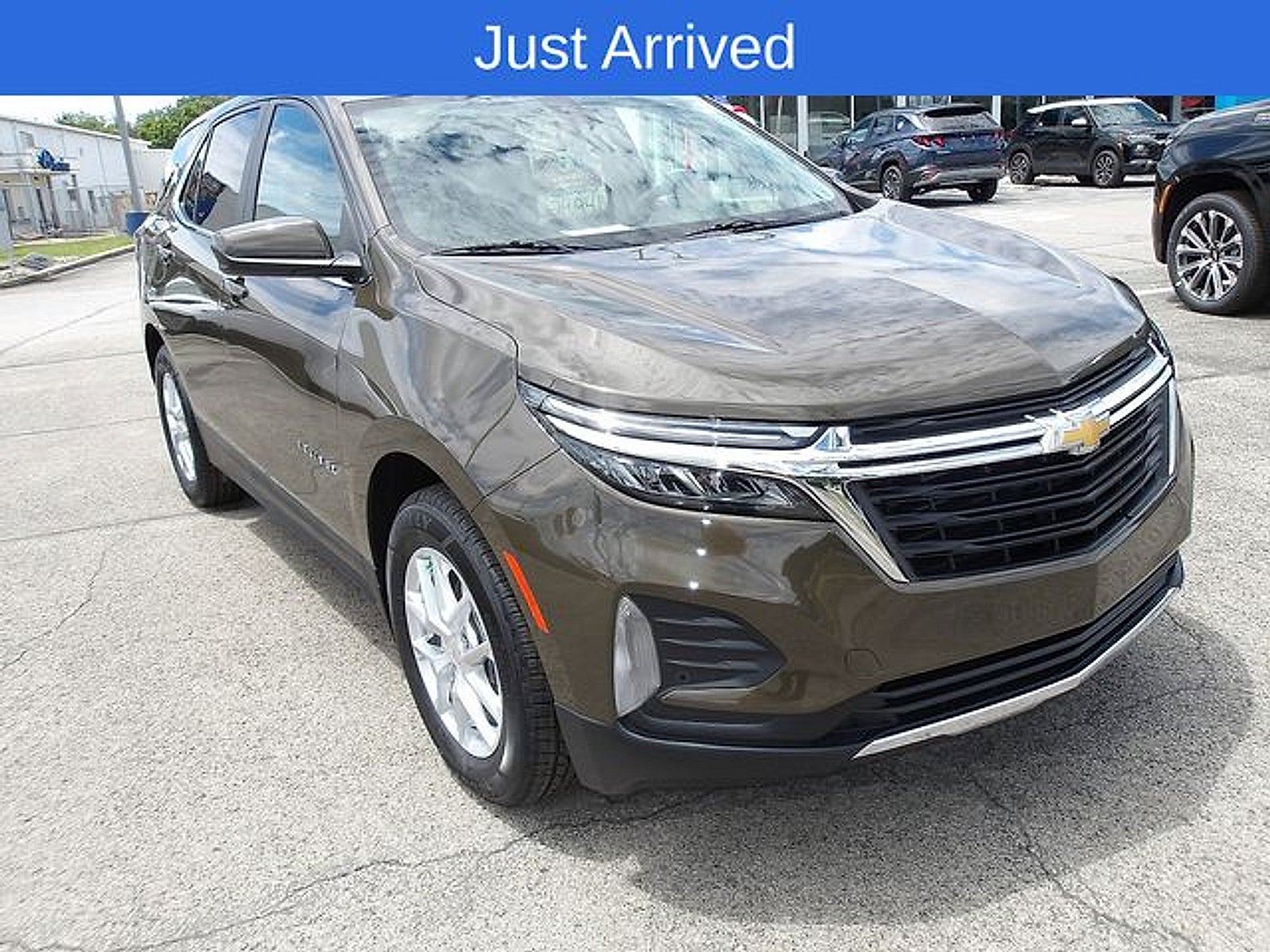 2024 Chevrolet Equinox LT in Harvest Bronze Metallic — front three-quarter view