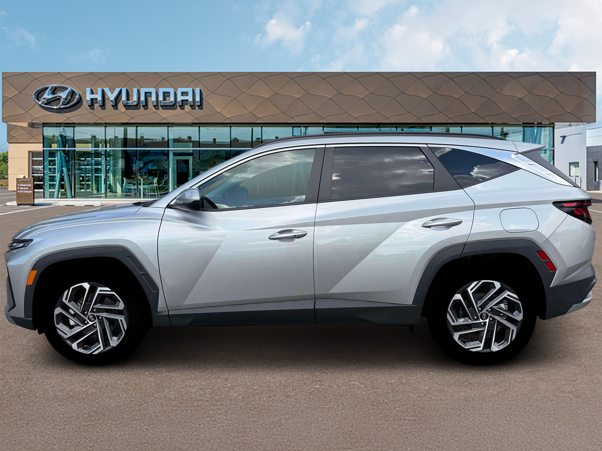 2026 Hyundai TUCSON — rear three-quarter view