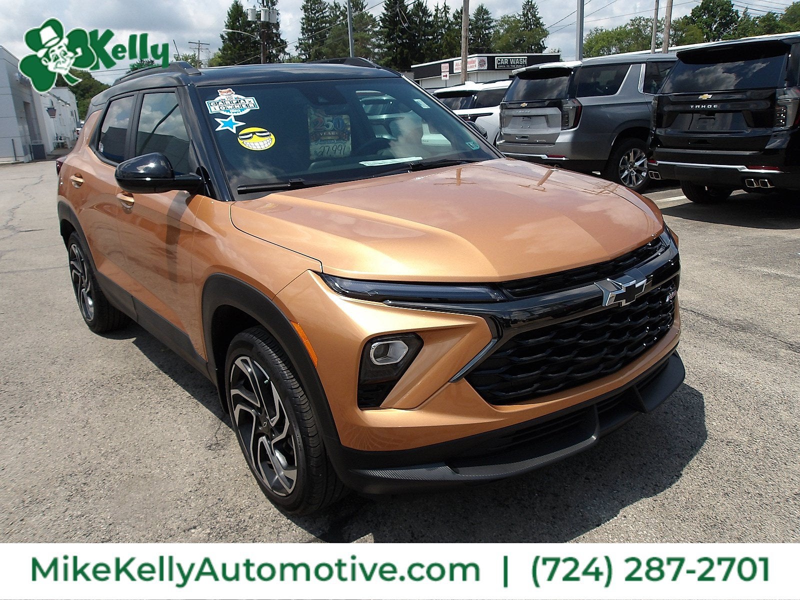 2024 Chevrolet Trailblazer RS in Copper Harbor Metallic — front three-quarter view