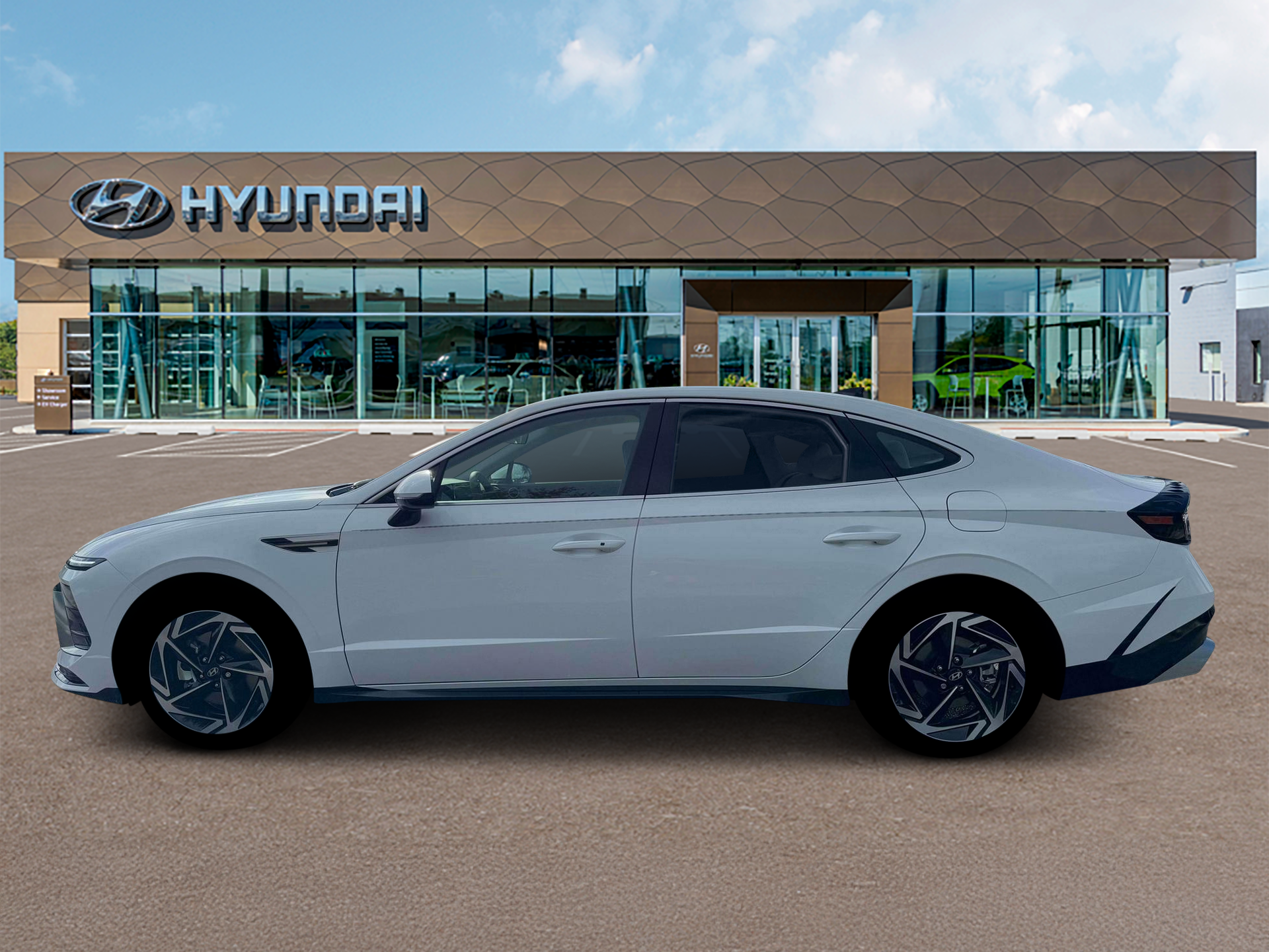 2026 Hyundai SONATA — rear three-quarter view